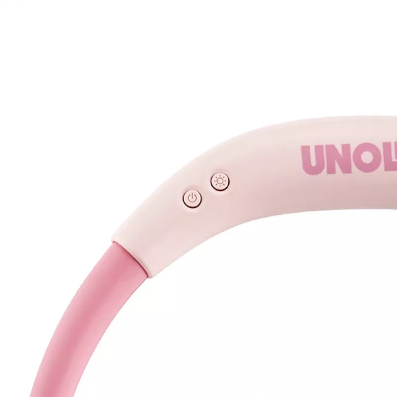 Unold kakla ventilators Breezy Pink, rozā, 2 ventilator(i), 8 h, balts, 1 gab.