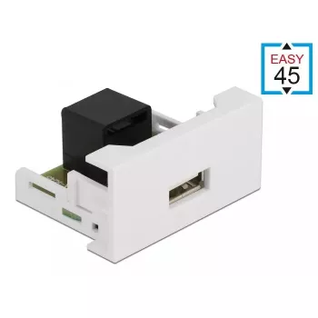 Modulis USB 2.0 Type-A sievišķais uz RJ45 sievišķais DeLOCK Easy 45 81344
