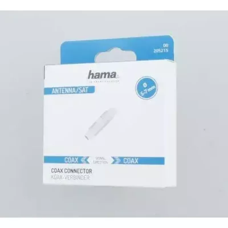 Hama 00205215 koaksiālais savienotājs, 1 gab.