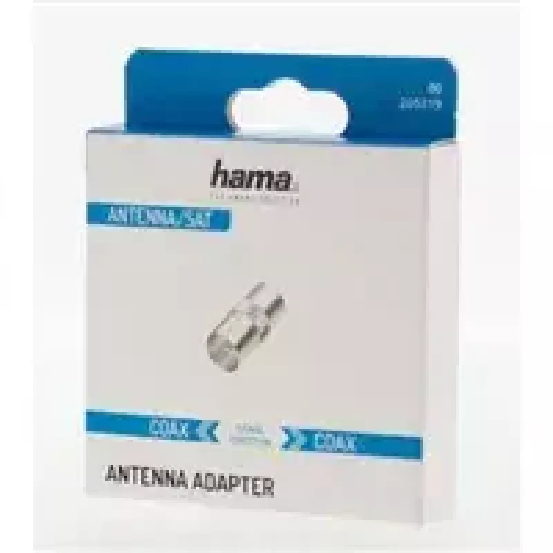 Hama 00205219 koaksiālais savienotājs 1 gab.