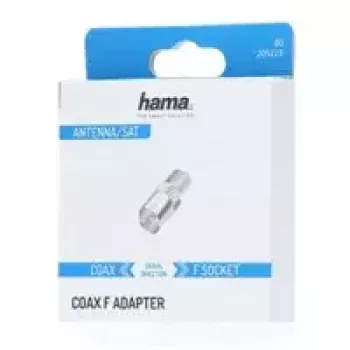 Hama 00205223 koaksiālais savienotājs F-tipa 1 gab.