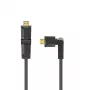 Hama HDMI kabelis 1,5m Type A vīrs-vīrs 2.0b 18 Gbit/s melns