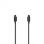 Hama 00305024 optiskais audio kabelis 3 m TOSLINK Melns