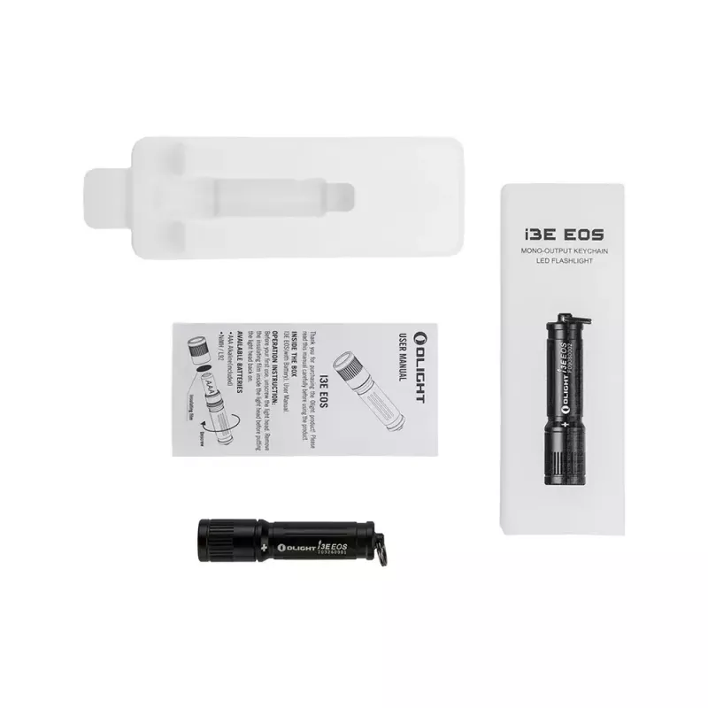 Rokas lukturītis Olight i3E Black LED 90 lm IPX8 70 h