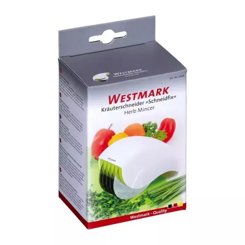 Gaļas maļamā mašīna Westmark Schneidfix zaļa balta nerūsējošā tērauda asmens