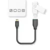 Hama 00125105 USB kabelis USB 3.2 Gen 1 (3.1 Gen 1) 0.15 m USB A USB C Melns
