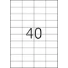 Pašlīmējošās printera etiķetes HERMA Labels Premium A4 52,5x29,7 mm