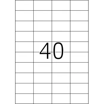 Pašlīmējošās printera etiķetes HERMA Labels Premium A4 52,5x29,7 mm