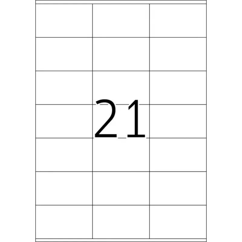 Uzlīmes HERMA Premium A4 70x42 mm balts matēts papīrs 2100 gab.