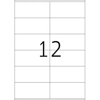 Pašlīmējošas printera uzlīmes HERMA Premium A4 105x48 mm 300 gab.