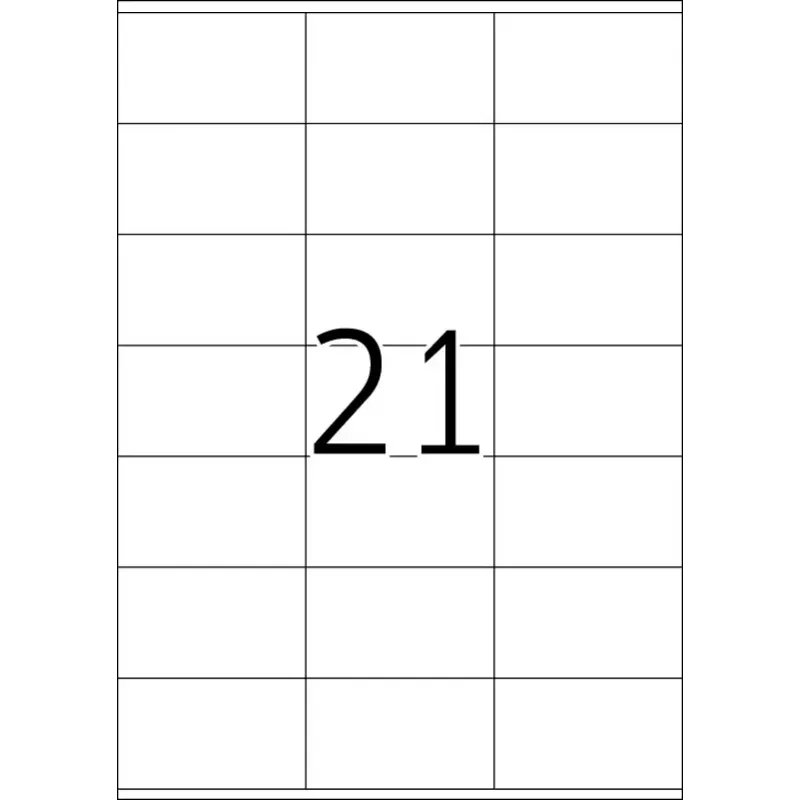 Pašlīmējošās printera uzlīmes HERMA Labels Premium A4 70x42 mm