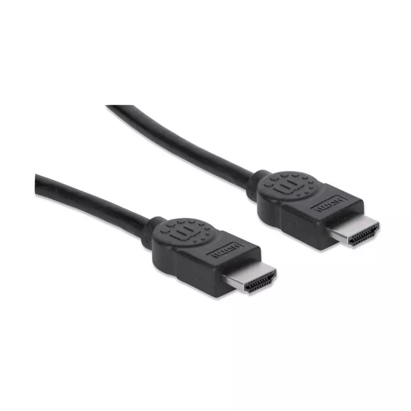 Manhattan HDMI kabelis, 1080p@60Hz (High Speed), 22,5m, Vīrietis-Vīrietis, Melns, Pilnībā ekranēts, Apzeltīti kontakti, Mūža garantija