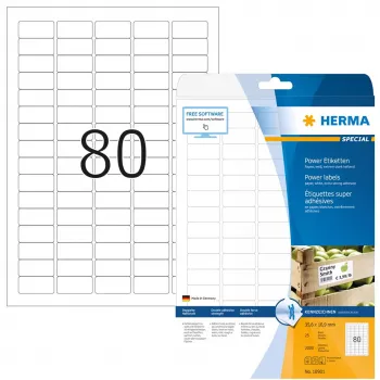 Pašlīmējošā printera etiķete HERMA 10901