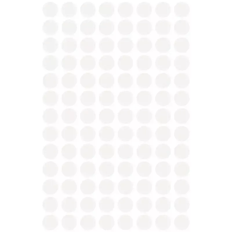 Avery Zweckform Colour Coding Dots baltas apaļas uzlīmes, pastāvīga līme, 8 mm, 416 gab.