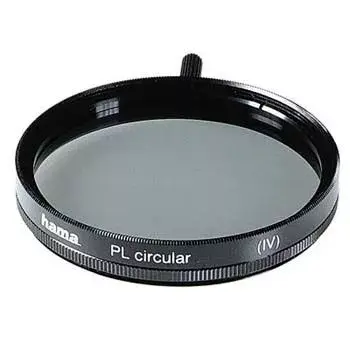 Hama apļveida polarizācijas filtrs, 55 mm, pārklāts, melns