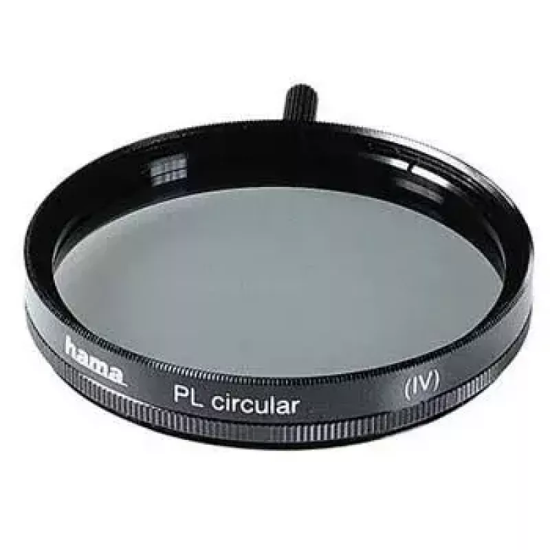 Hama apļveida polarizācijas filtrs, 55 mm, pārklāts, melns