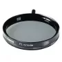 Hama apļveida polarizācijas filtrs, 55 mm, pārklāts, melns