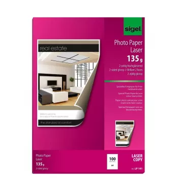 Foto papīrs Gloss Sigel LP141 A4