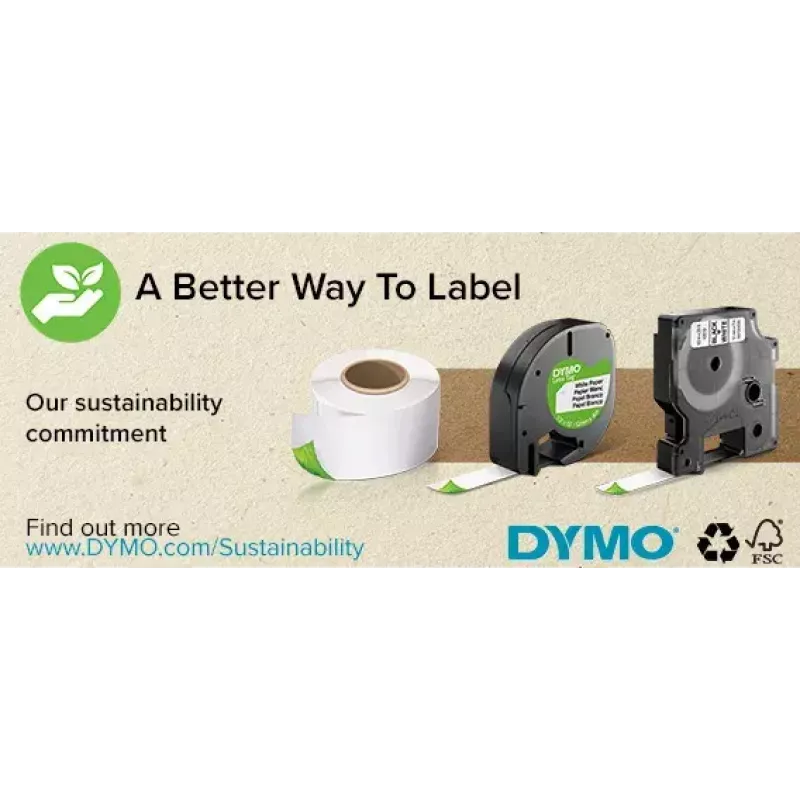 Lentīšu komplekts etiķešu izgatavošanai DYMO 3D S0898150, 9 mm x 3 m, 10 gab.
