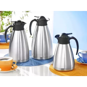 Vakuuma termoss Esmeyer THERMOART 1 L Melns Nerūsējošais tērauds