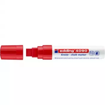 Krīta marķieris Edding 4090 Chisel Sarkans