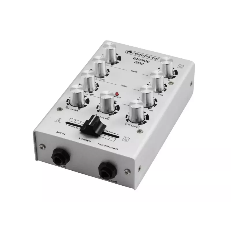 Audio Mikseris Omnitronic 10006881 2 Kanāli 20 - 20000 Hz Sudrabs