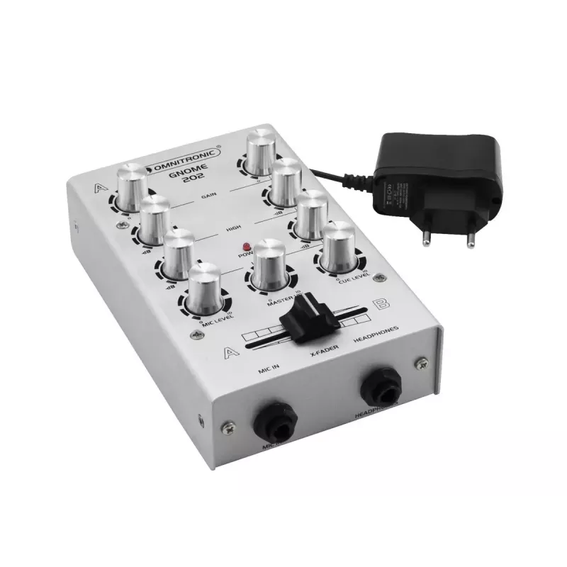 Audio Mikseris Omnitronic 10006881 2 Kanāli 20 - 20000 Hz Sudrabs