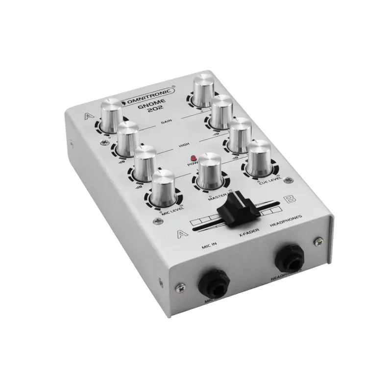 Audio Mikseris Omnitronic 10006881 2 Kanāli 20 - 20000 Hz Sudrabs
