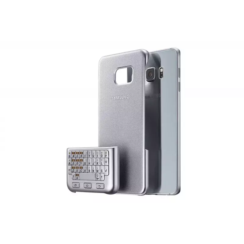 Samsung EJ-CG928 QWERTY tastatūra Galaxy S6 edge+ sudraba