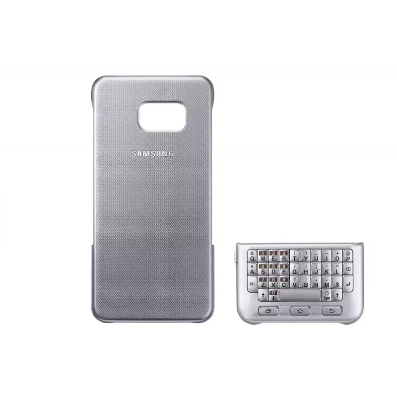 Samsung EJ-CG928 QWERTY tastatūra Galaxy S6 edge+ sudraba