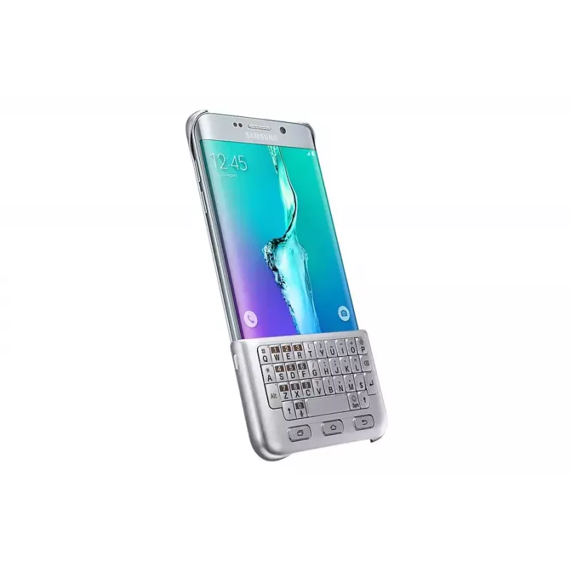 Samsung EJ-CG928 QWERTY tastatūra Galaxy S6 edge+ sudraba