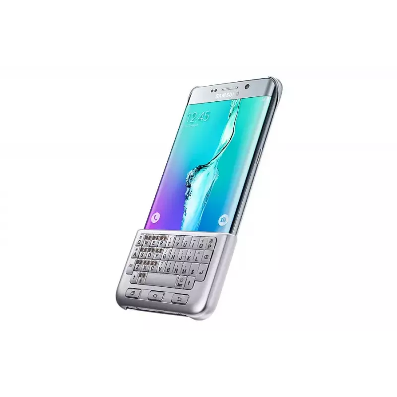 Samsung EJ-CG928 QWERTY tastatūra Galaxy S6 edge+ sudraba