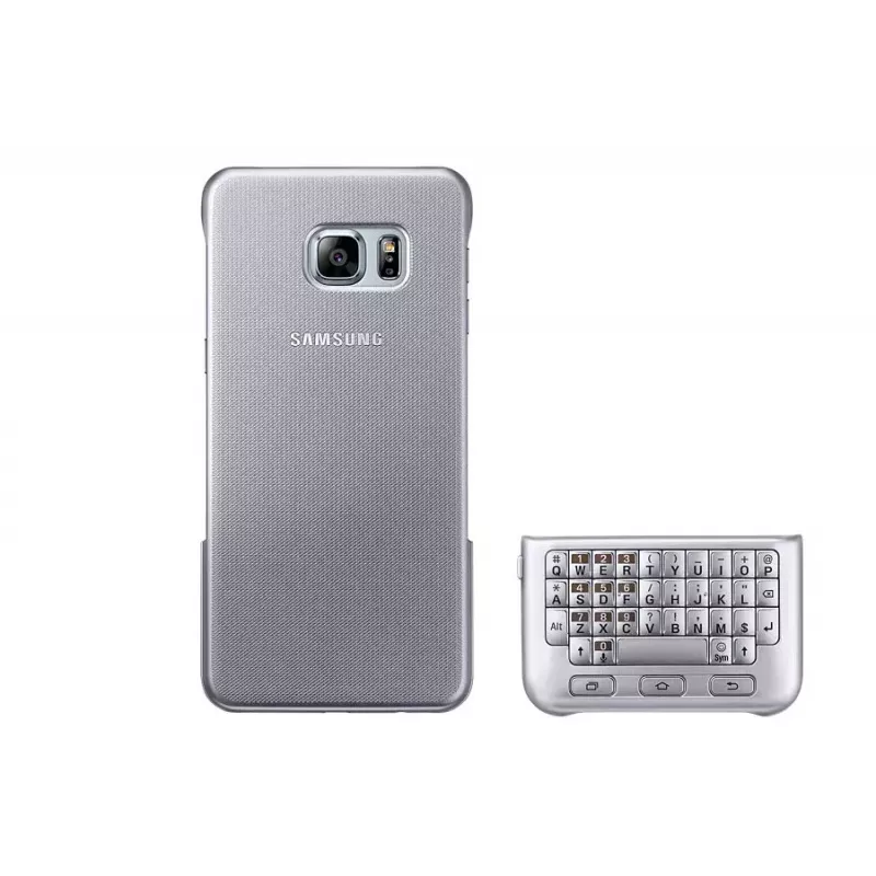 Samsung EJ-CG928 QWERTY tastatūra Galaxy S6 edge+ sudraba