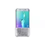 Samsung EJ-CG928 QWERTY tastatūra Galaxy S6 edge+ sudraba