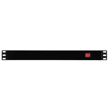 Strāvas sadalītājs Eurolite 30240215 8 AC kontaktligzdas 1U Melns