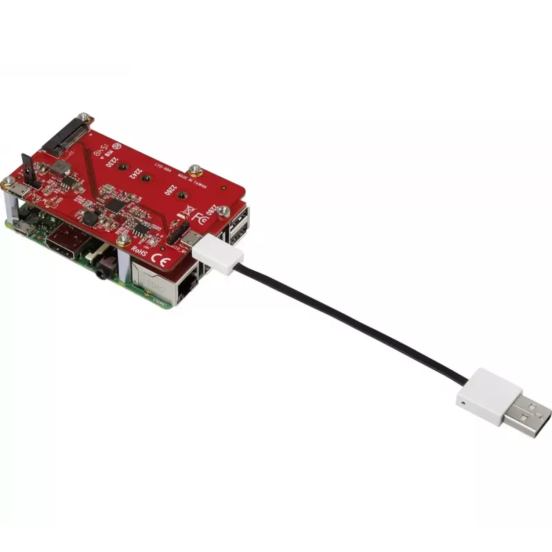 Paplašinājuma plate Renkforce M.2 SATA SSD Raspberry Pi