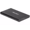 Dexlan 738308 Melns ārējais korpuss 2,5 collu HDD/SSD USB Type-A 5 Gbit/s