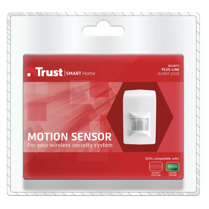 Trust ALMDT-2000 Bezvadu sienas kustības detektors balts