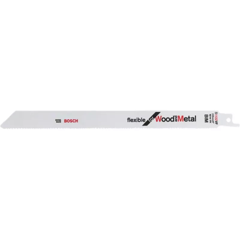 Bosch S 1122 VF Elastīgs zāģa asmens kokam un metālam
