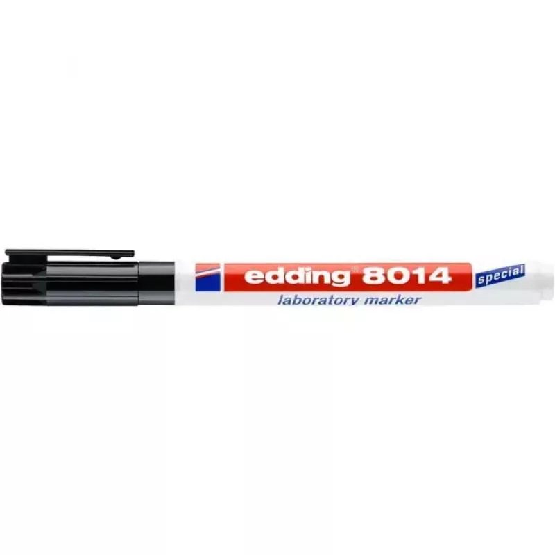 Pastāvīgais marķieris Edding 8014 Bullet Tip Melns 1 gab.