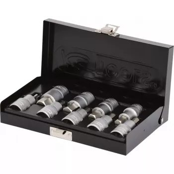 Uzgriežņu atslēgu komplekts KS Tools 911.1321 1/2 collas piedziņa metrisks 2.2 cm diametrs