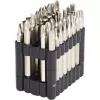 KS Tools 911.7550 Skrūvgriežu uzgaļu komplekts — 32 gab., niķelēti, 75 mm, 1/4 collas sešstūra kāts
