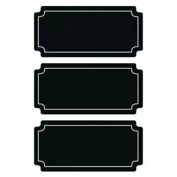 Pašlīmējošā etiķete HERMA 15413 Permanent Black, 6 gab.