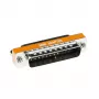 ACT D-sub Null Modem Adapteris 25 kontaktu vīrietis uz 25 kontaktu sieviete