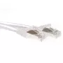 ACT White 10m SFTP CAT6A patch kabelis ar RJ45 savienotājiem, bezāķa