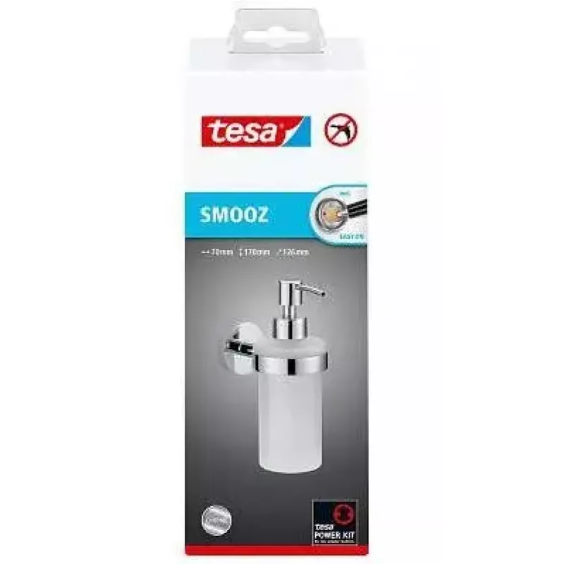 TESA Smooz ziepju dozators 0,2 L sudrabbalts
