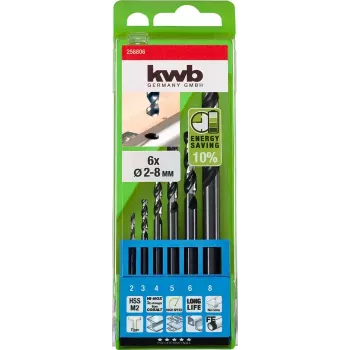Urbju komplekts KWB 258806 6 gab., labā griešana