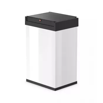 Hailo Big-Box Swing L Tērauda Atkritumu Tvertne Balta