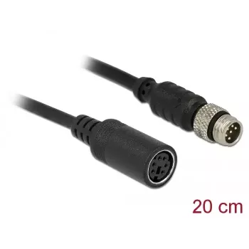Navilock 63278 savienojuma kabelis 0.2 m M8/MD6