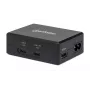 Manhattan Smart Video Multiport Dokstacija, HDMI, USB-A (x2), USB-C (x2), ar Power Delivery, iebūvēts barošanas bloks, melna